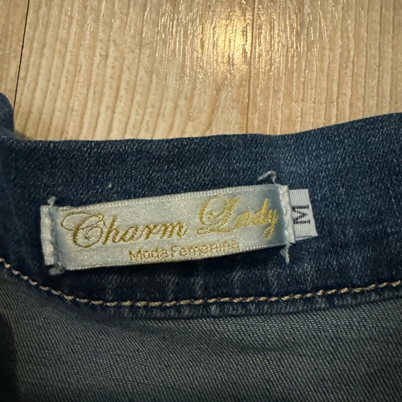 Charm Lady jean jacket size medium - Picture 4 of 4